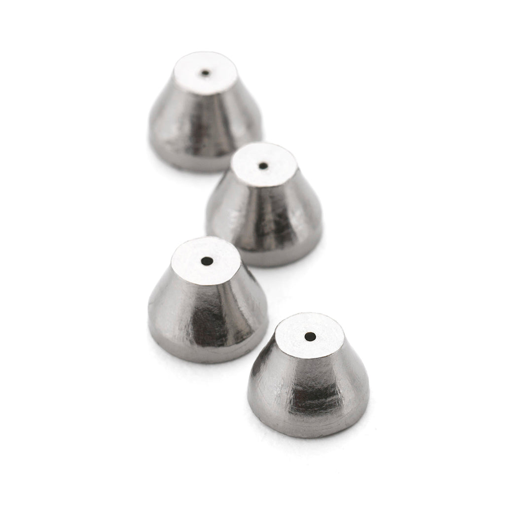 CC-100007 - Graphite Short Reducing Ferrule with 0.5 mm Hole for 1/16" Fittings, Pkg. 10