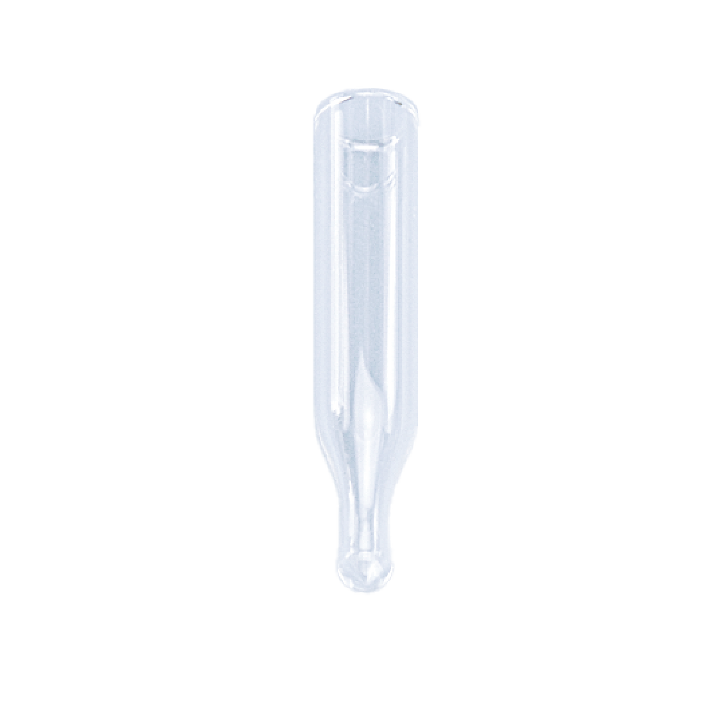 CI-100005 - 250 µL Clear Insert with Flat Bottom for Large Opening 1.8 mL Vials, Deactivated, Pkg. 100
