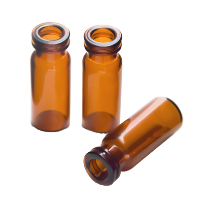 CV-100012 - 2 mL Amber Glass 11 mm Snap Ring Top Vial, 11.6 x 32 mm, 5.0, Type Glass, Value Line, Pkg. 100
