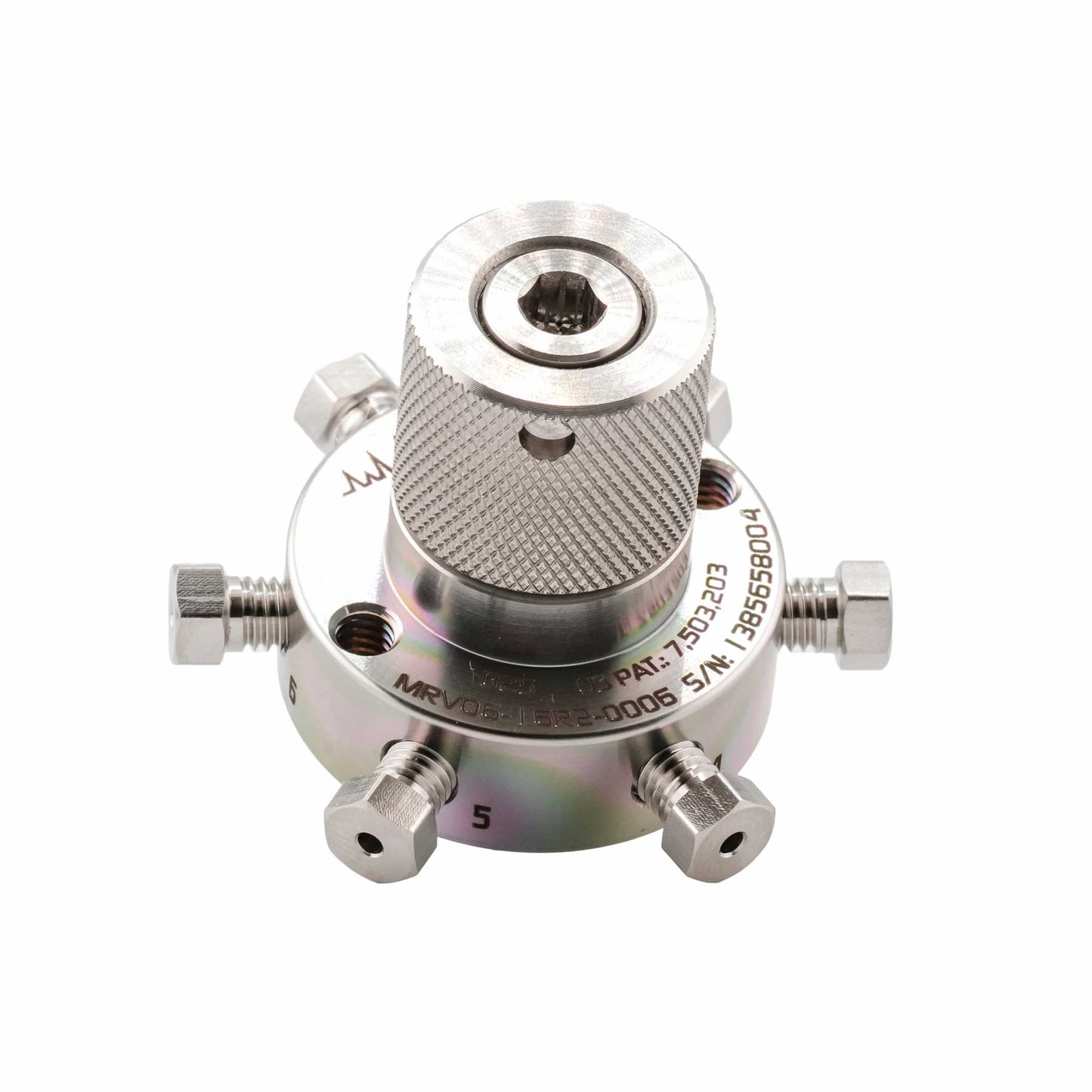 MRV06-16R2-0006-00 - High Efficiency 6-Port GC Rotary Valve, Dursan® Coated
