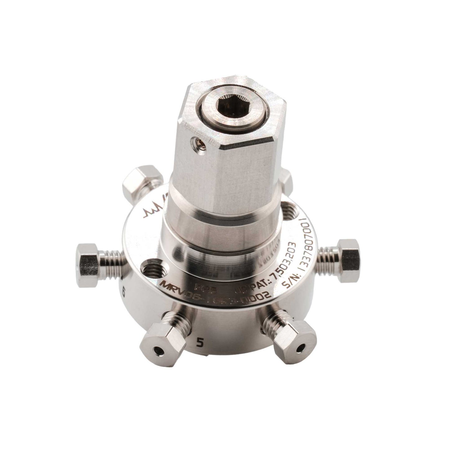 MRV06-16R3-0002-00 - High Temperature 6-Port GC Rotary Valve