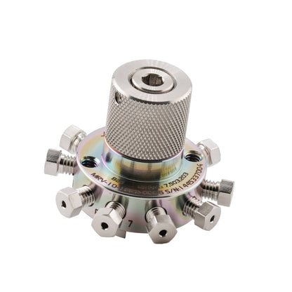 MRV10-16R2-0006-00 - High Efficiency 10-Port GC Rotary Valve, Dursan® Coated