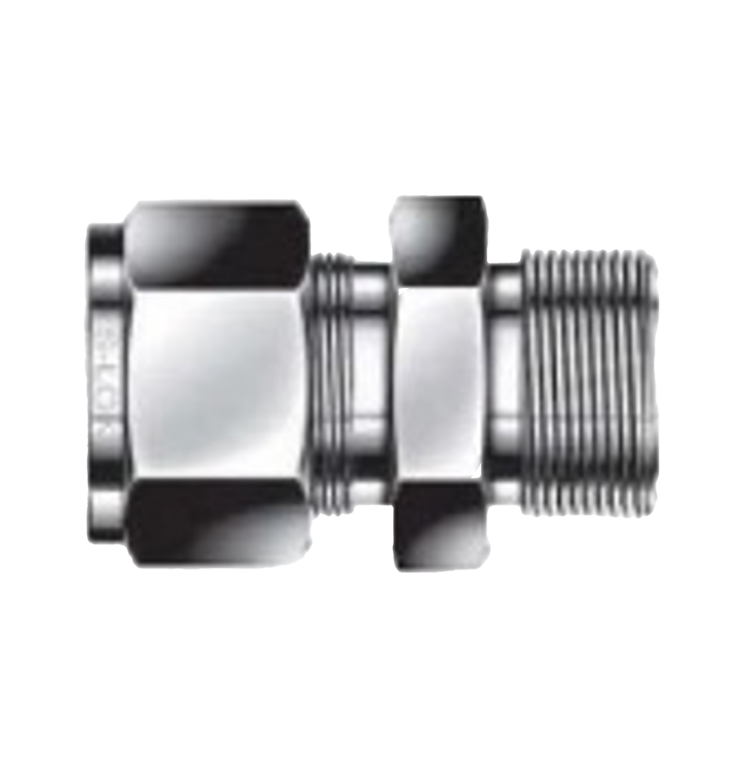 CC-100325 - Male Connector, 1/16" - 1/8" Brass