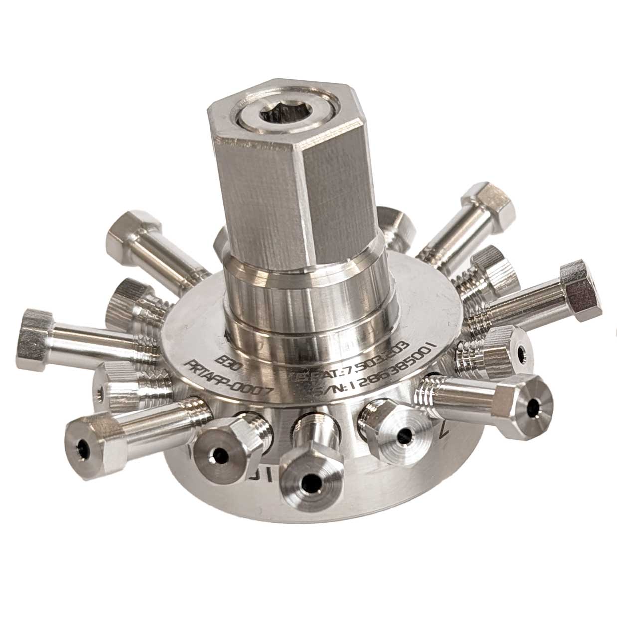 RVS-ROTSD-R2-16 - Replacement Rotor for 16 Stream Selector Rotary Valve, Dead End, R2